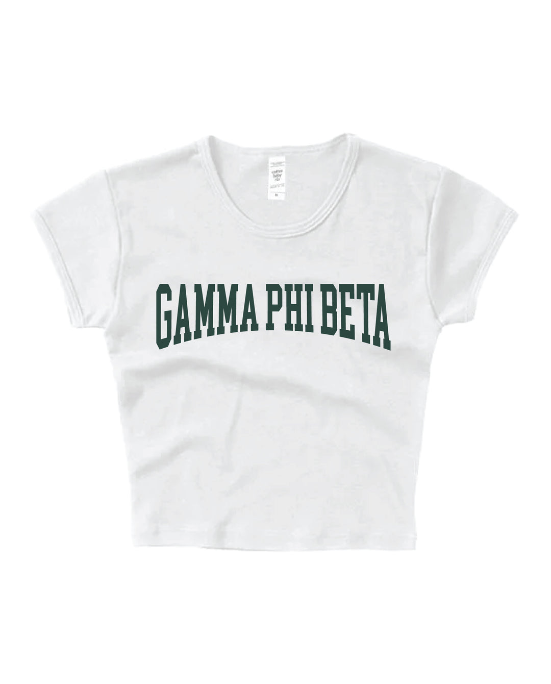Everyday Dark Green Sorority Baby Tee