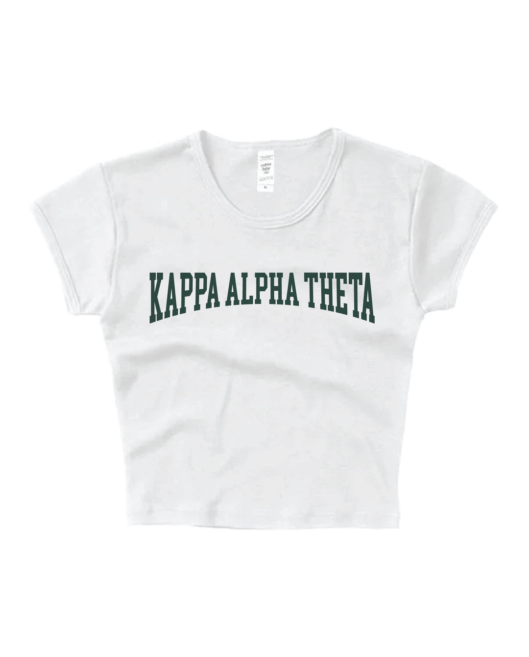 Everyday Dark Green Sorority Baby Tee