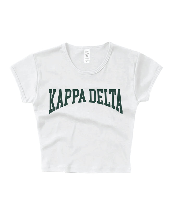 Everyday Dark Green Sorority Baby Tee