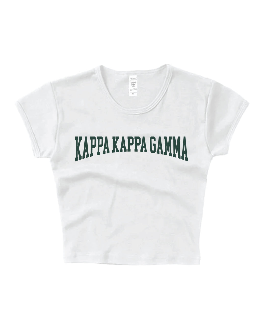 Everyday Dark Green Sorority Baby Tee
