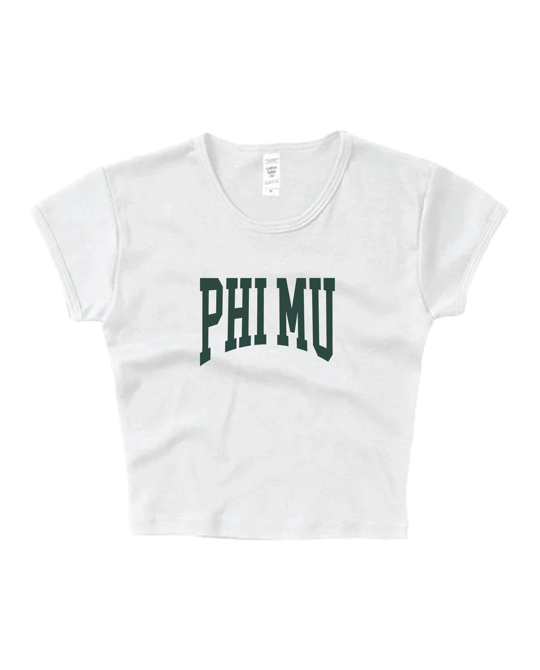Everyday Dark Green Sorority Baby Tee