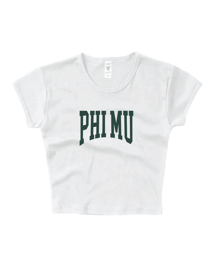 Everyday Dark Green Sorority Baby Tee