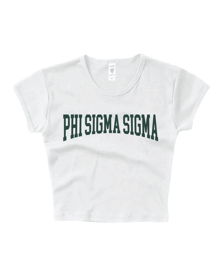 Everyday Dark Green Sorority Baby Tee