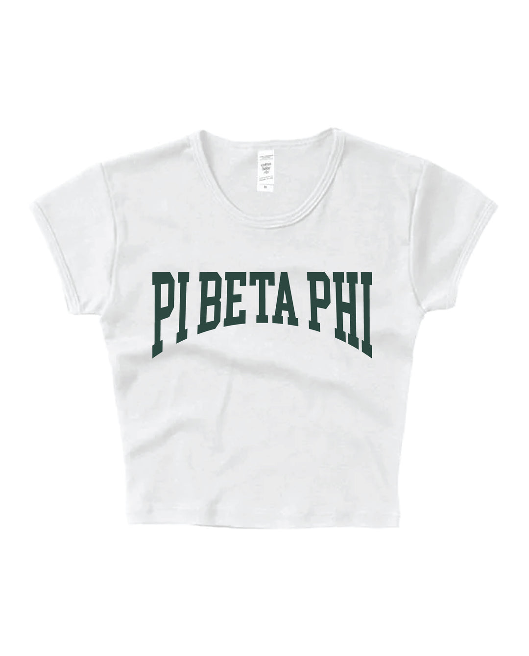 Everyday Dark Green Sorority Baby Tee