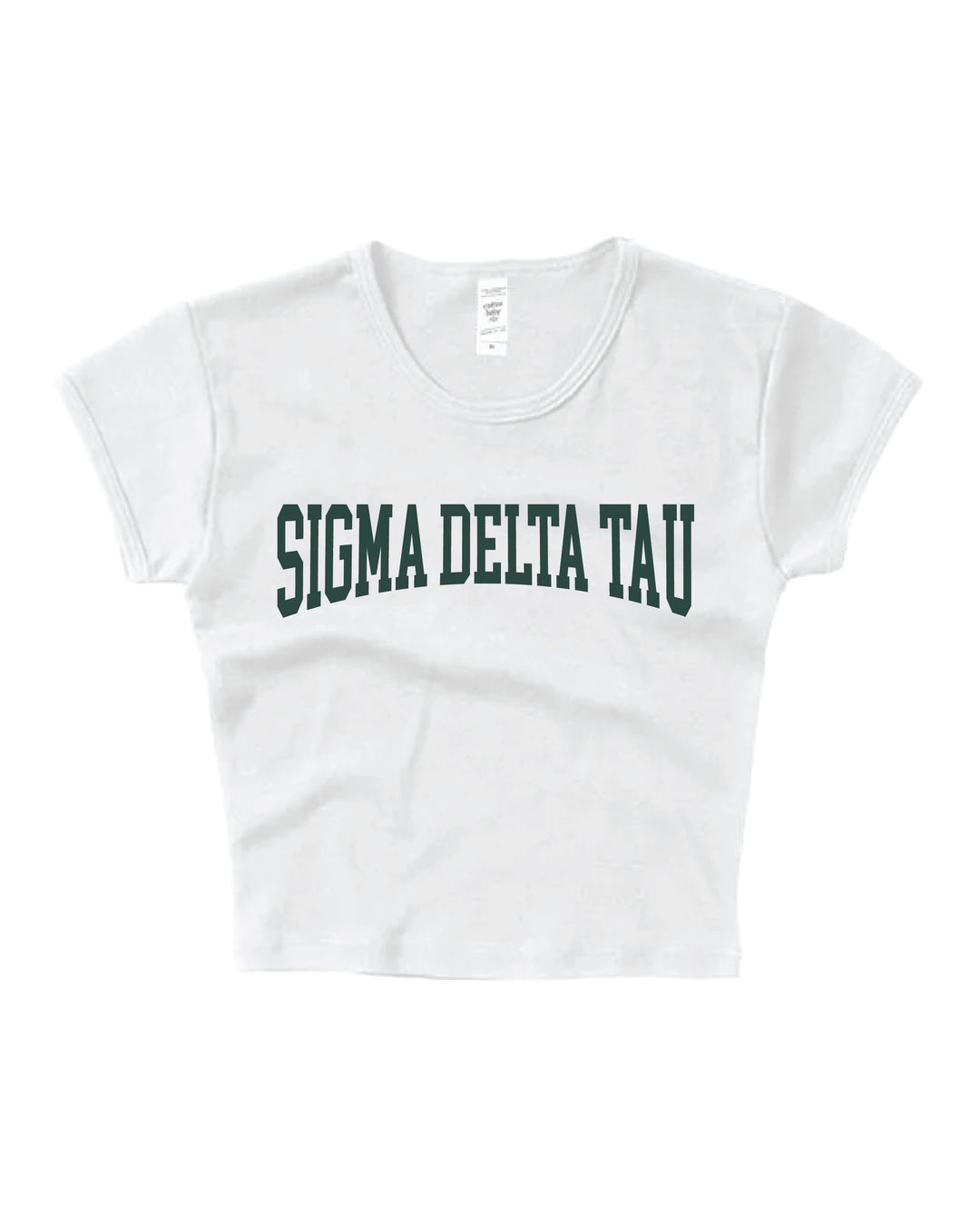 Everyday Dark Green Sorority Baby Tee