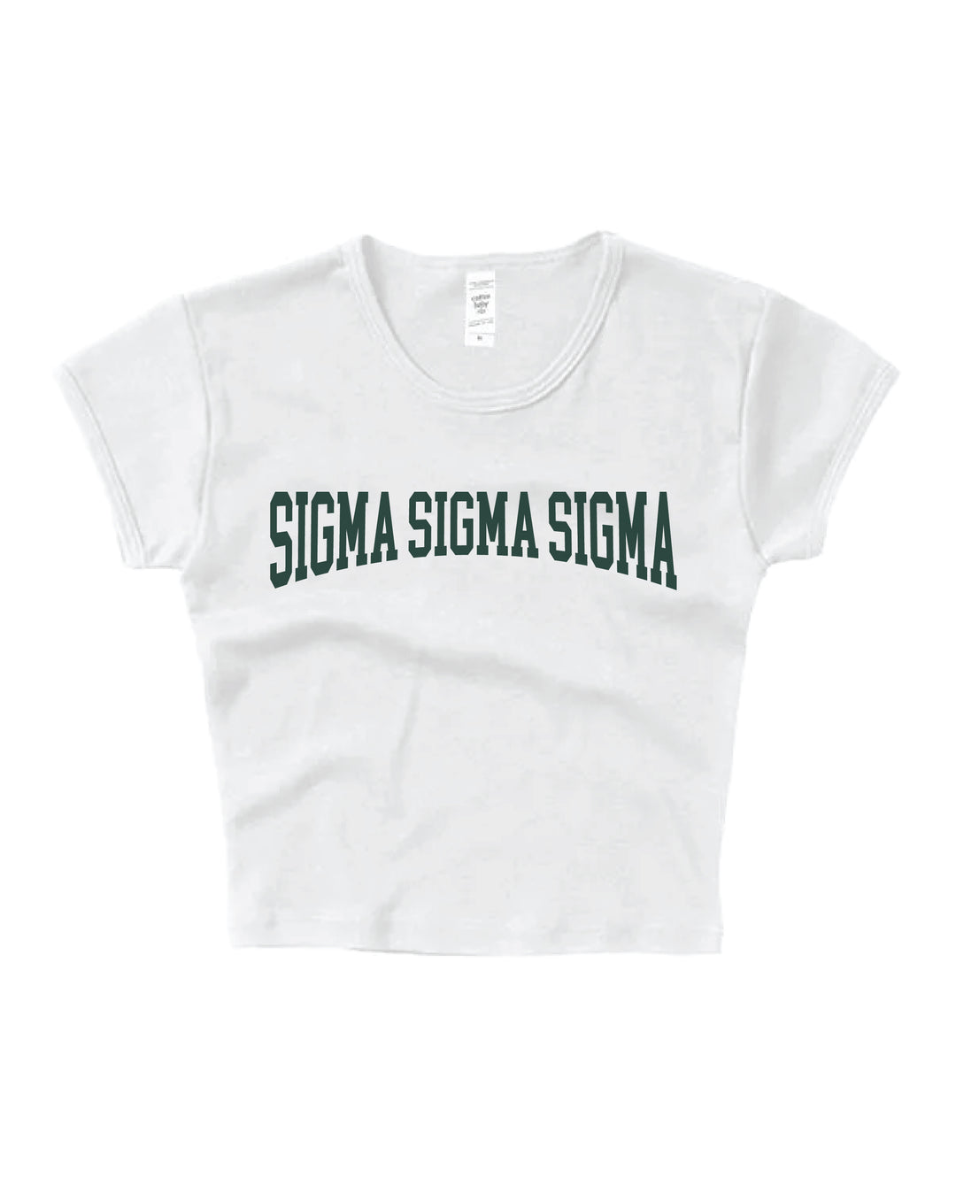 Everyday Dark Green Sorority Baby Tee