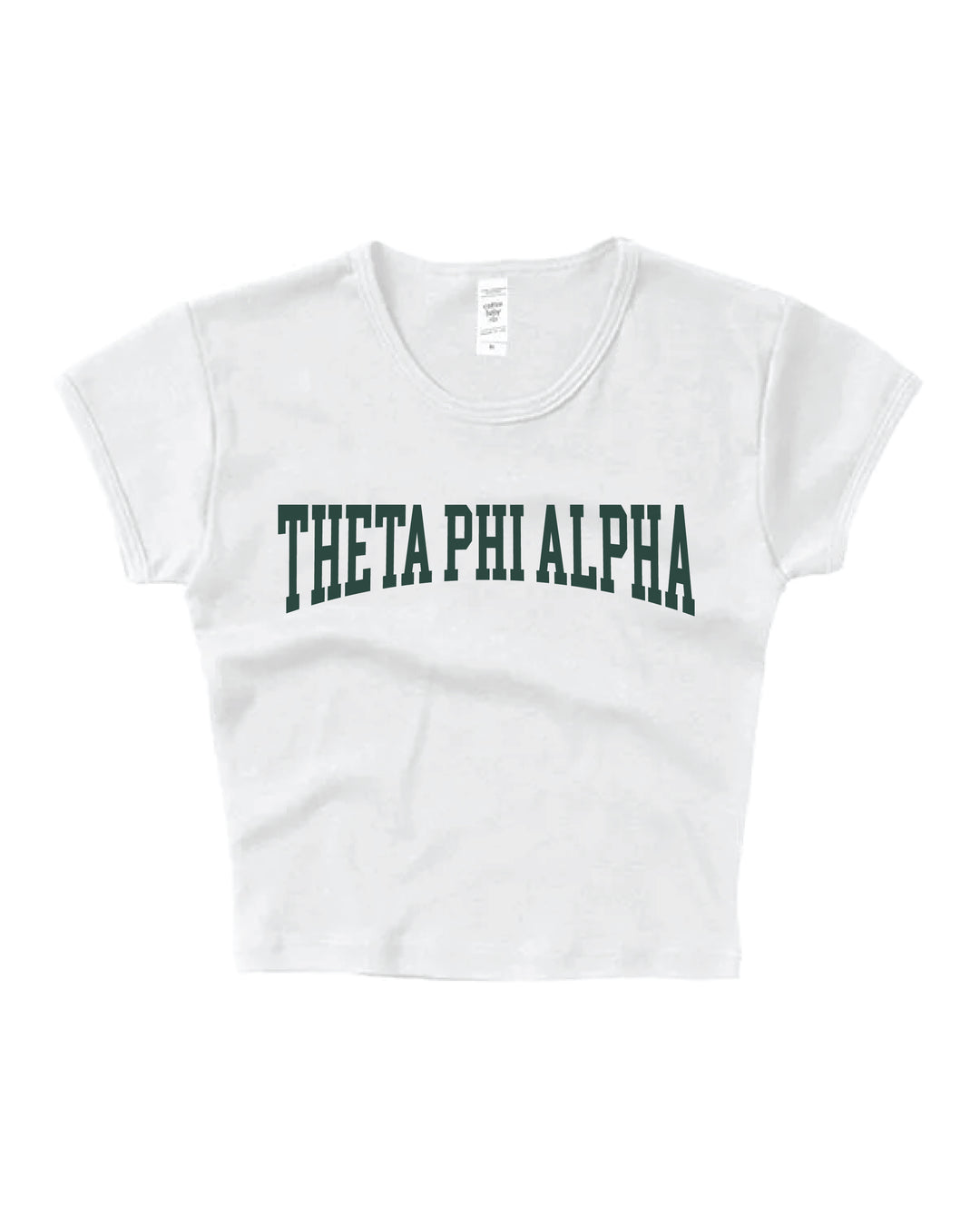 Everyday Dark Green Sorority Baby Tee