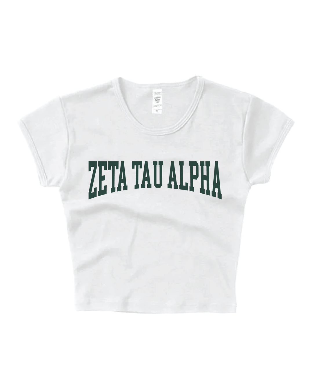 Everyday Dark Green Sorority Baby Tee
