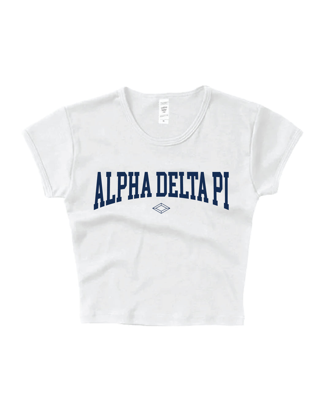 Everyday Navy Sorority Baby Tee