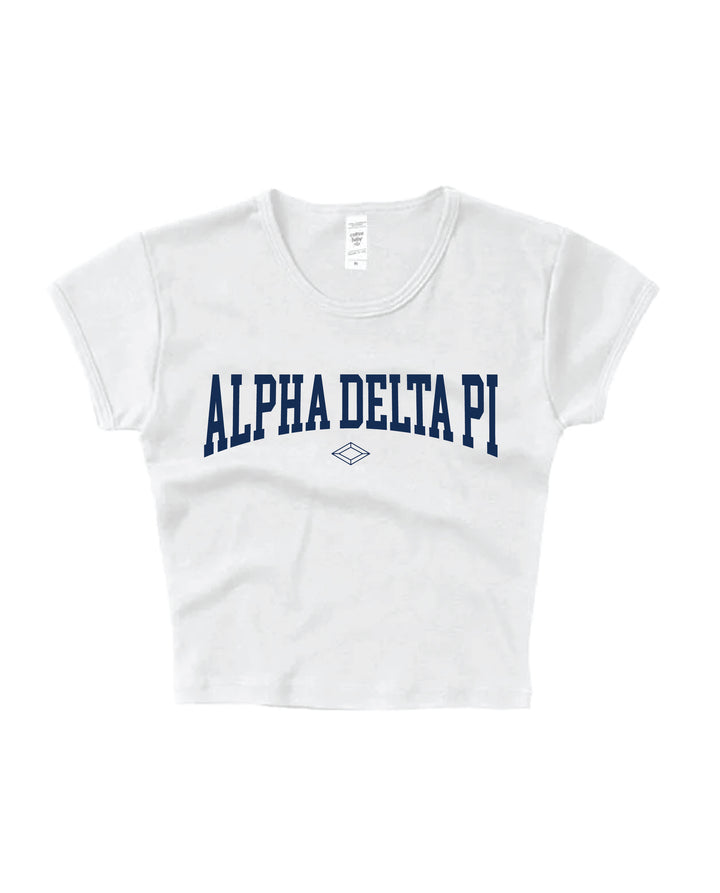 Everyday Navy Sorority Baby Tee