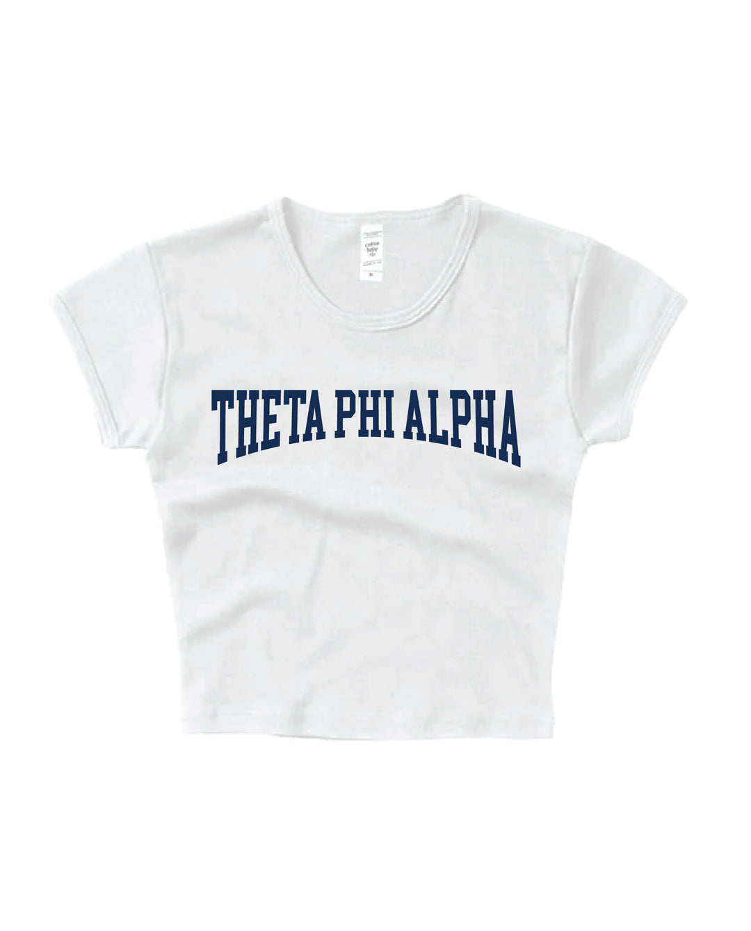 Theta Phi Alpha Everyday Navy Print Baby Tee