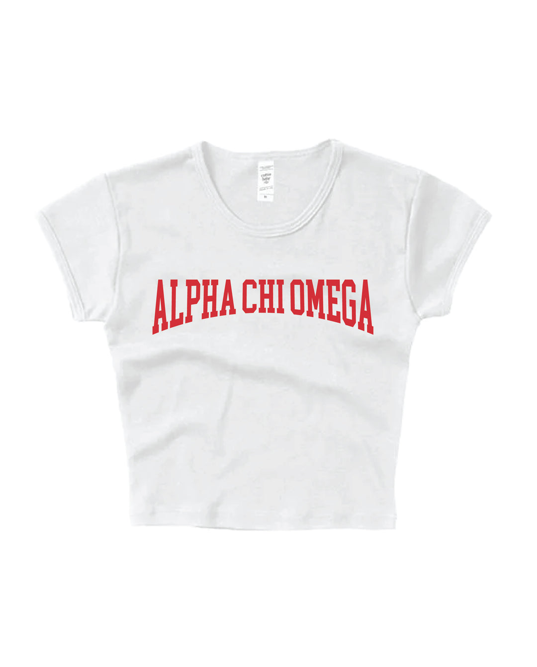 Everyday Red Sorority Baby Tee