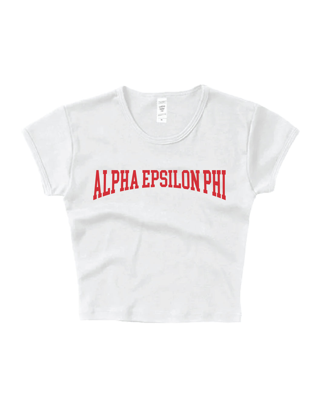 Everyday Red Sorority Baby Tee