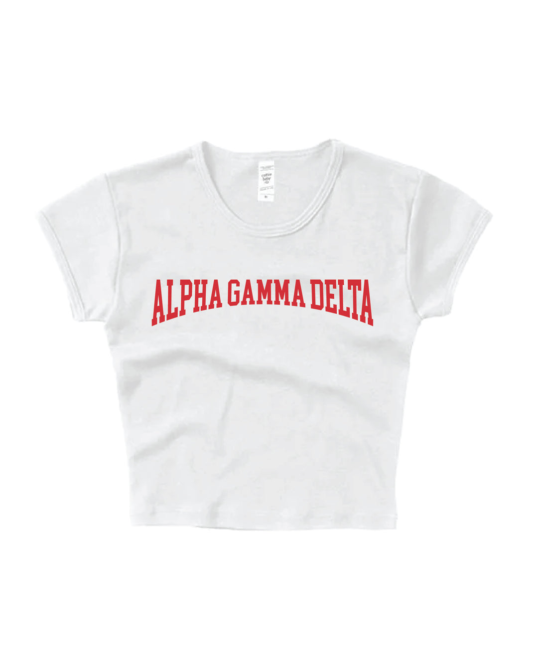 Everyday Red Sorority Baby Tee
