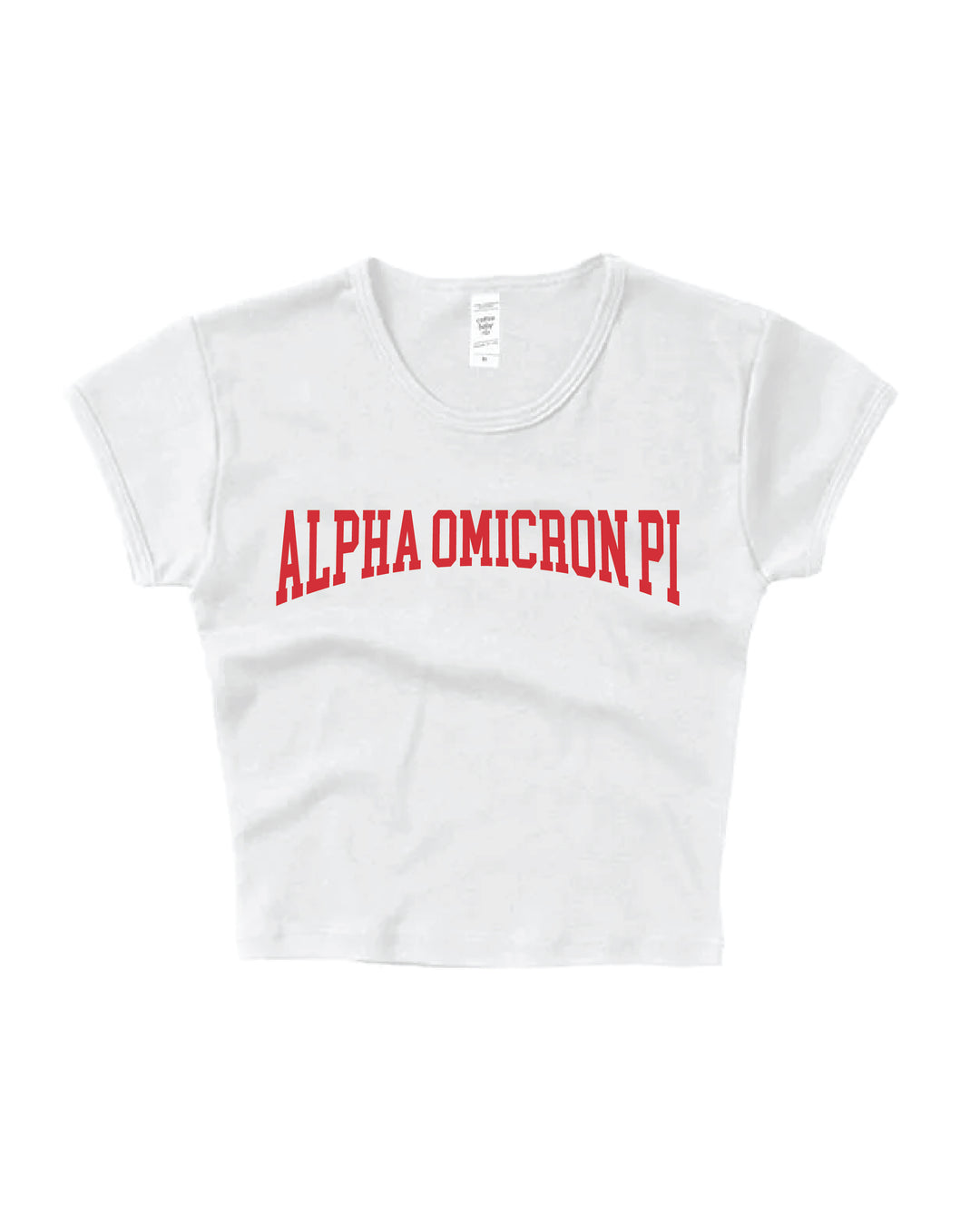 Everyday Red Sorority Baby Tee