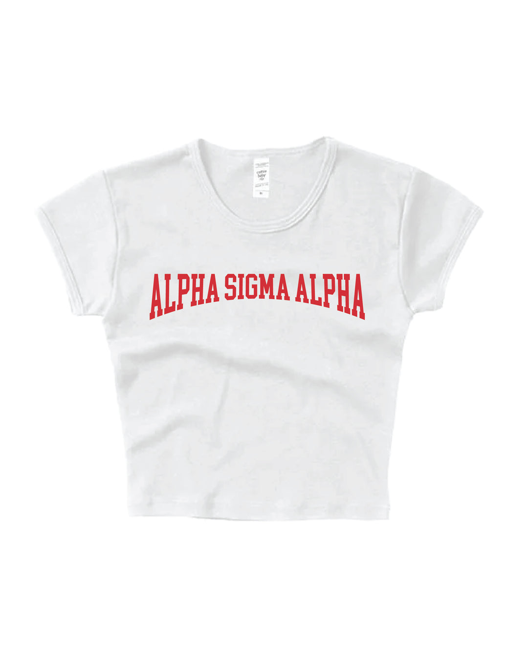 Everyday Red Sorority Baby Tee