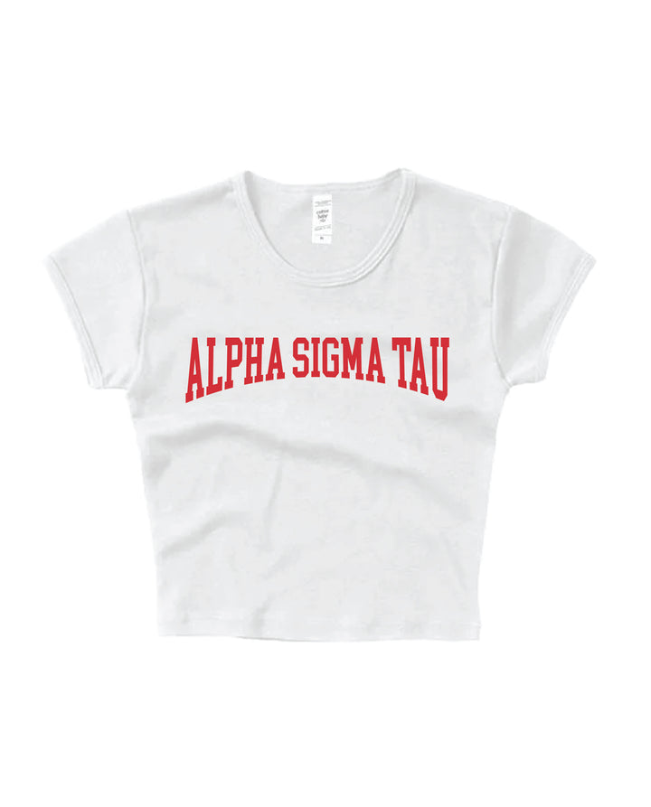 Everyday Red Sorority Baby Tee