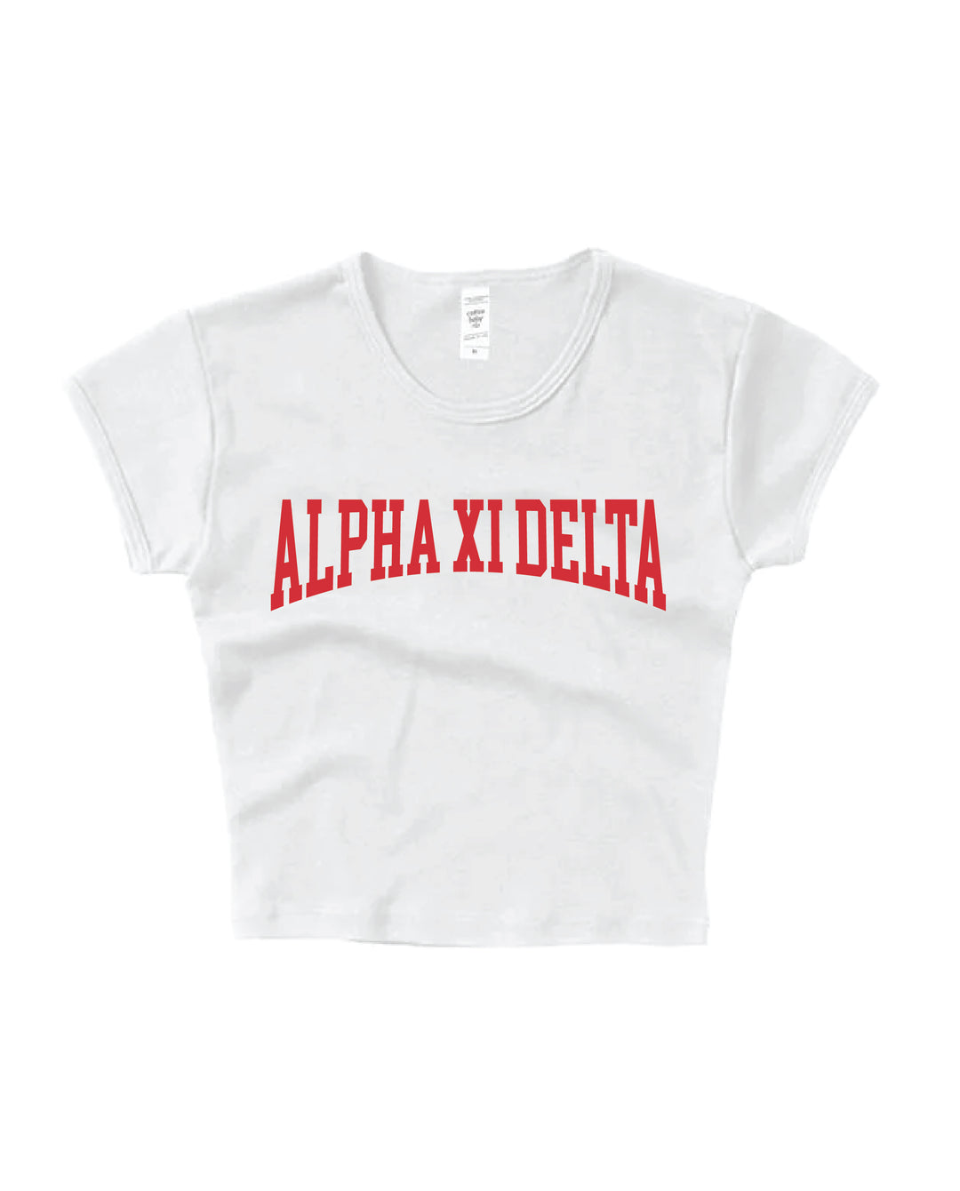 Everyday Red Sorority Baby Tee