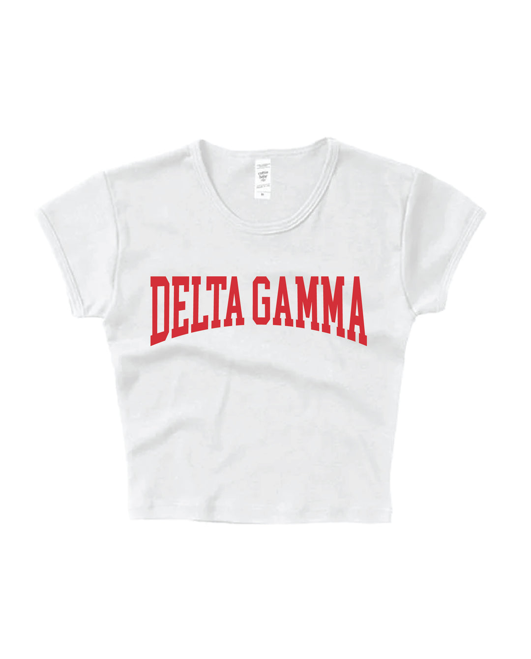 Everyday Red Sorority Baby Tee