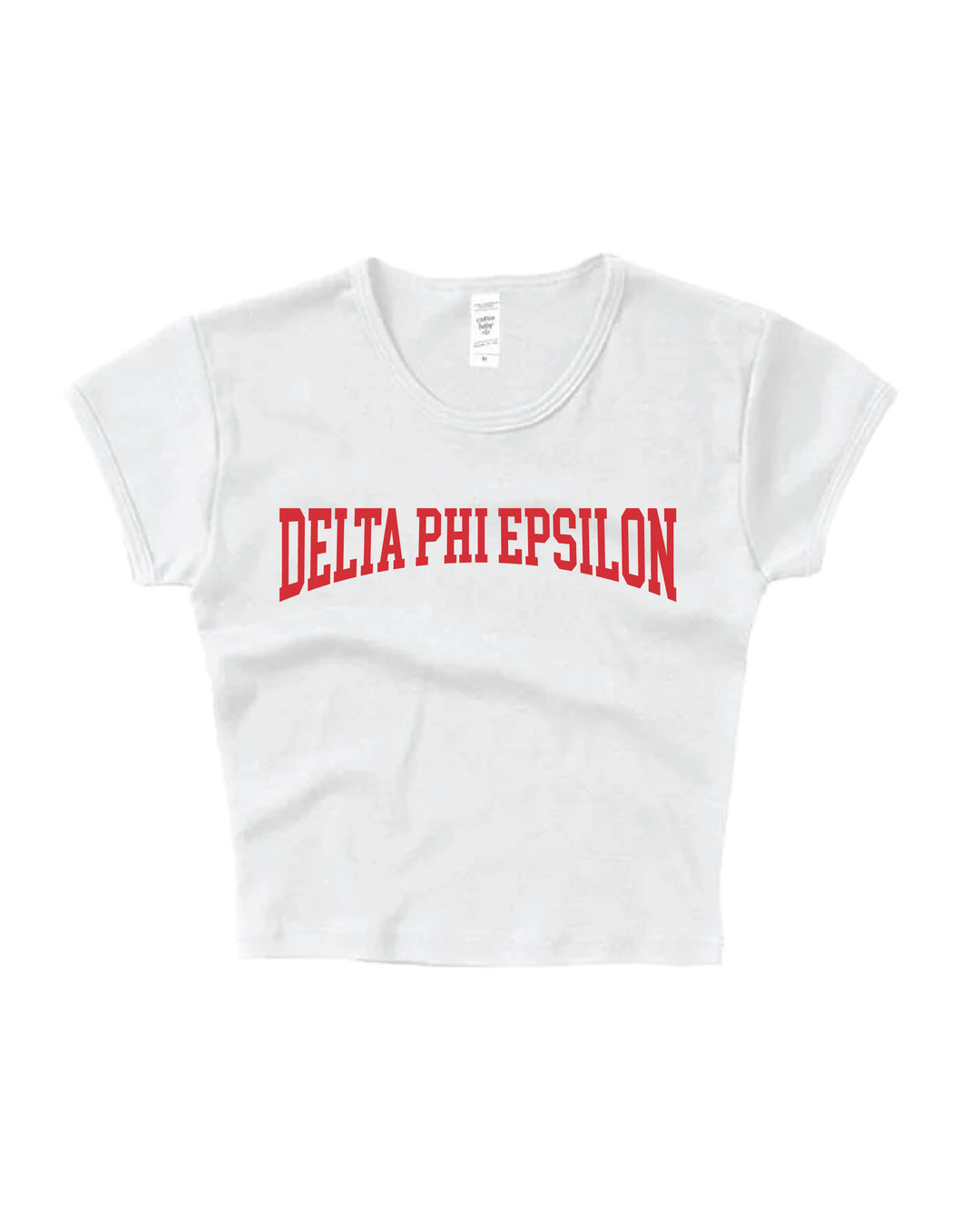 Everyday Red Sorority Baby Tee