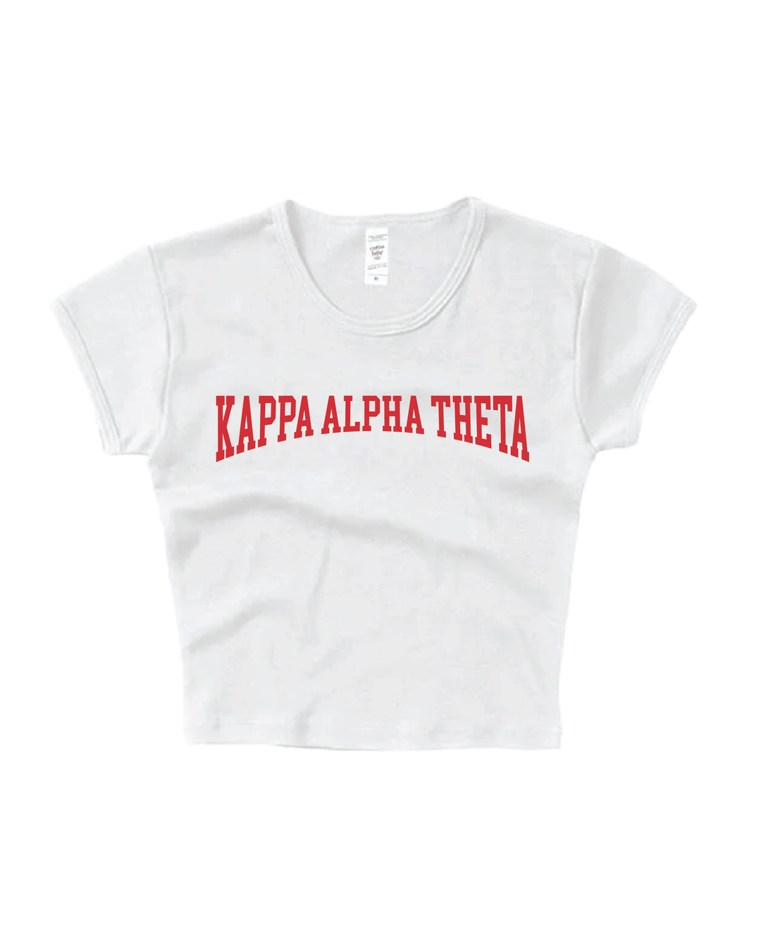 Everyday Red Sorority Baby Tee