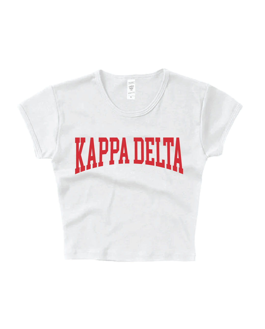 Everyday Red Sorority Baby Tee