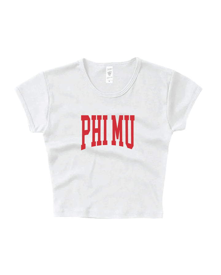 Everyday Red Sorority Baby Tee