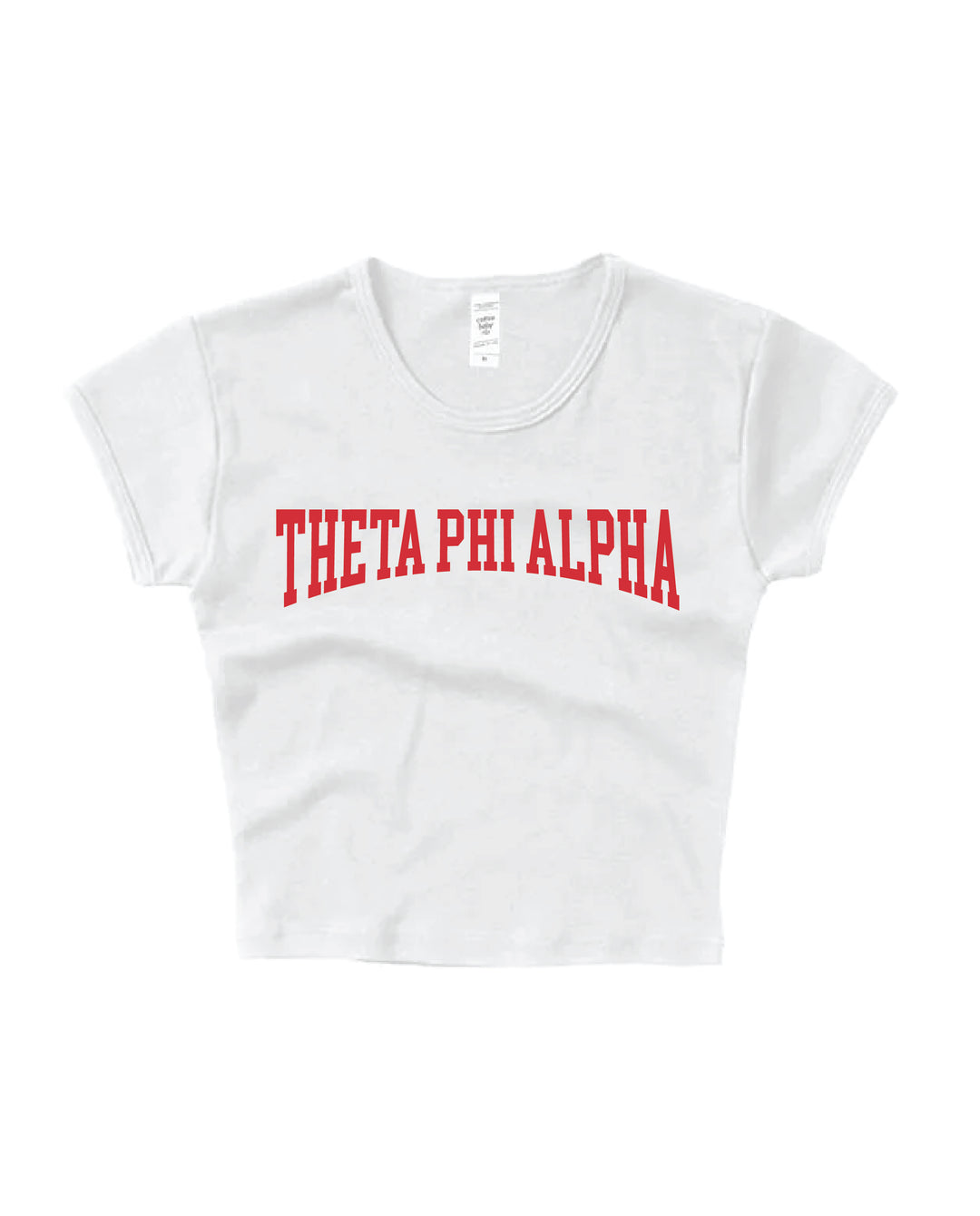 Everyday Red Sorority Baby Tee