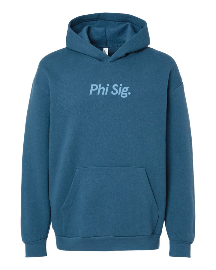 Simple Embroidered Hoodie - 2XL - 3XL