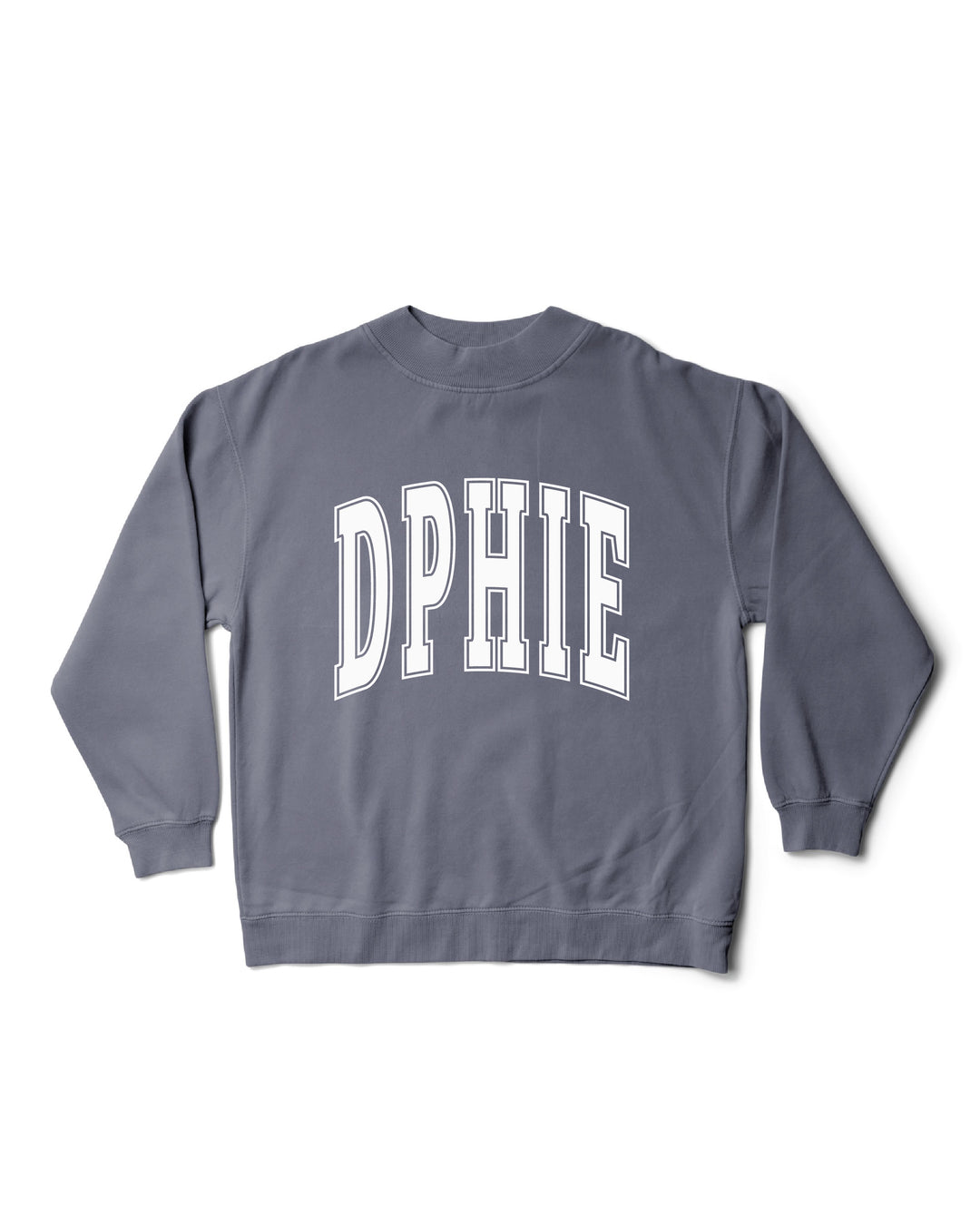 Simple Mock Neck Ocean Sorority Crewneck