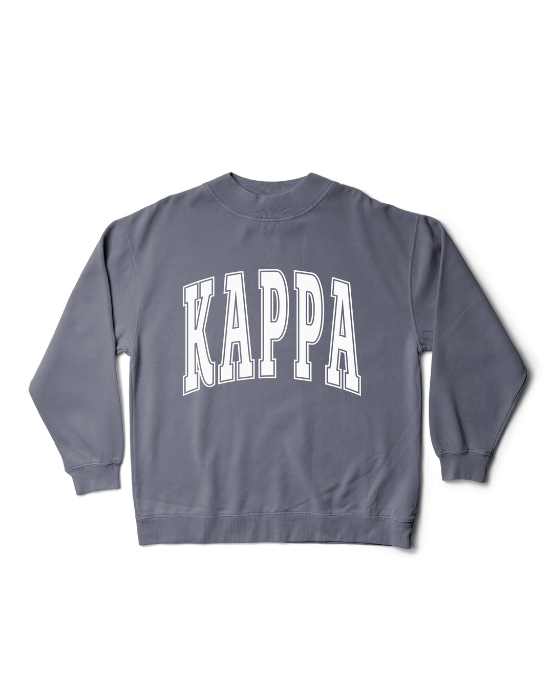 Simple Mock Neck Ocean Sorority Crewneck