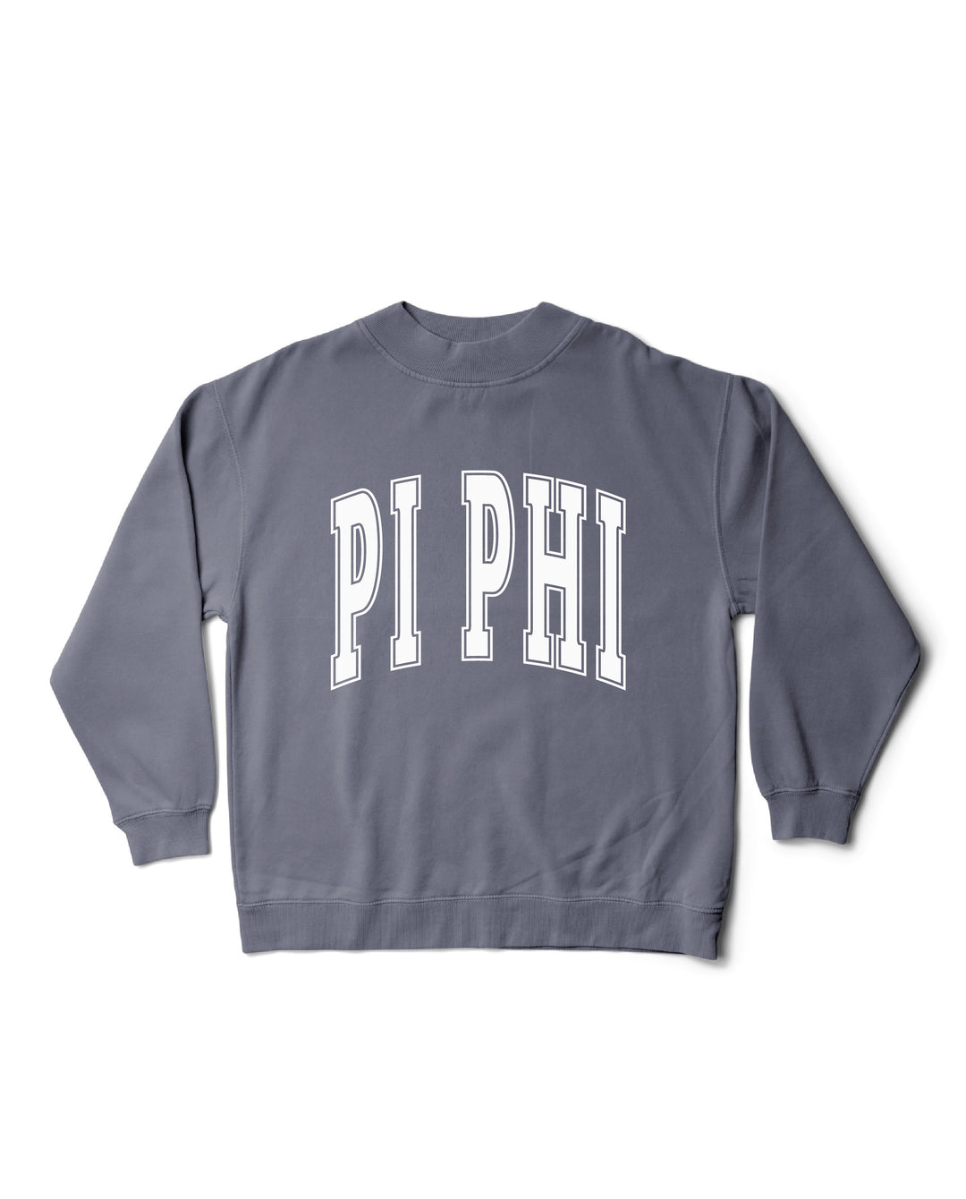 Simple Mock Neck Ocean Sorority Crewneck