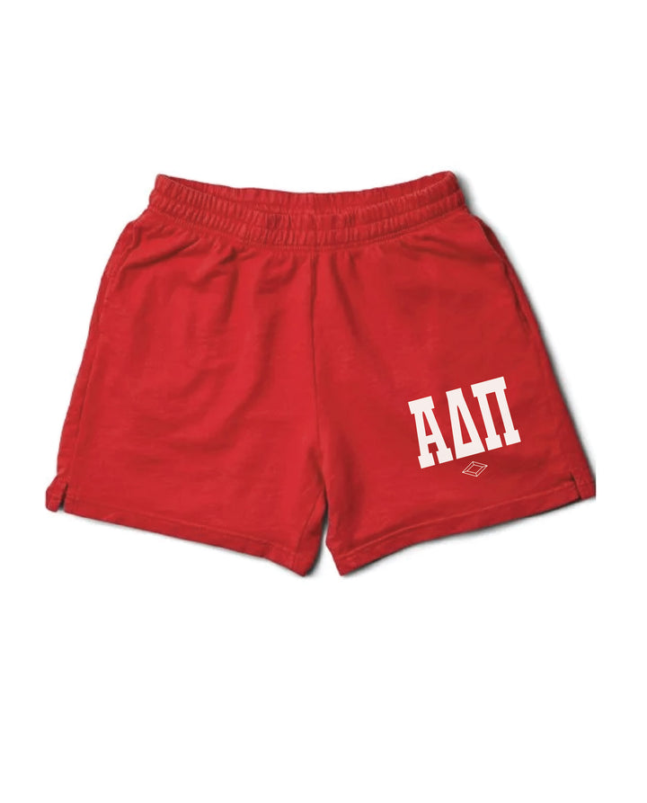Everyday Red Sorority Shorts