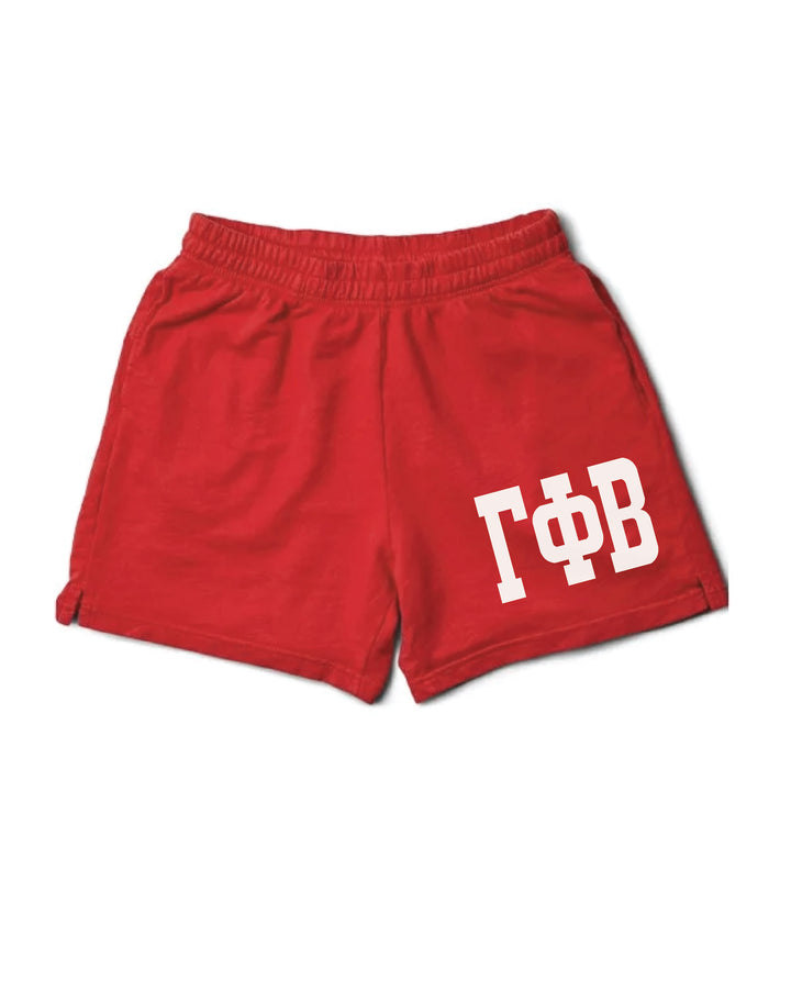 Everyday Red Sorority Shorts
