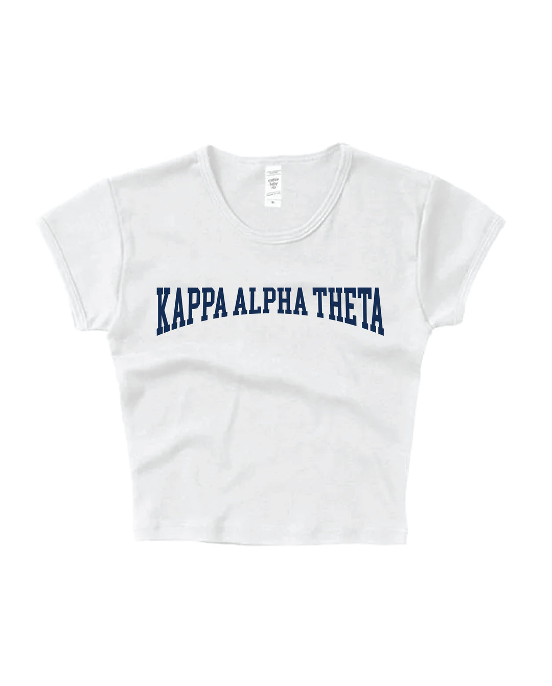 Kappa Alpha Theta Everyday Navy Print Baby Tee
