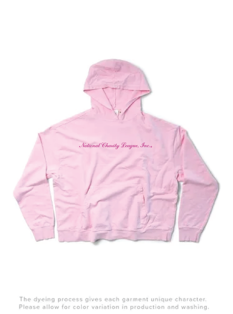 National Charity League Bubblegum Stamp Light Weight Hoodie
