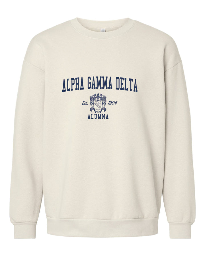 Alumna Vintage Crest Sorority Crewneck