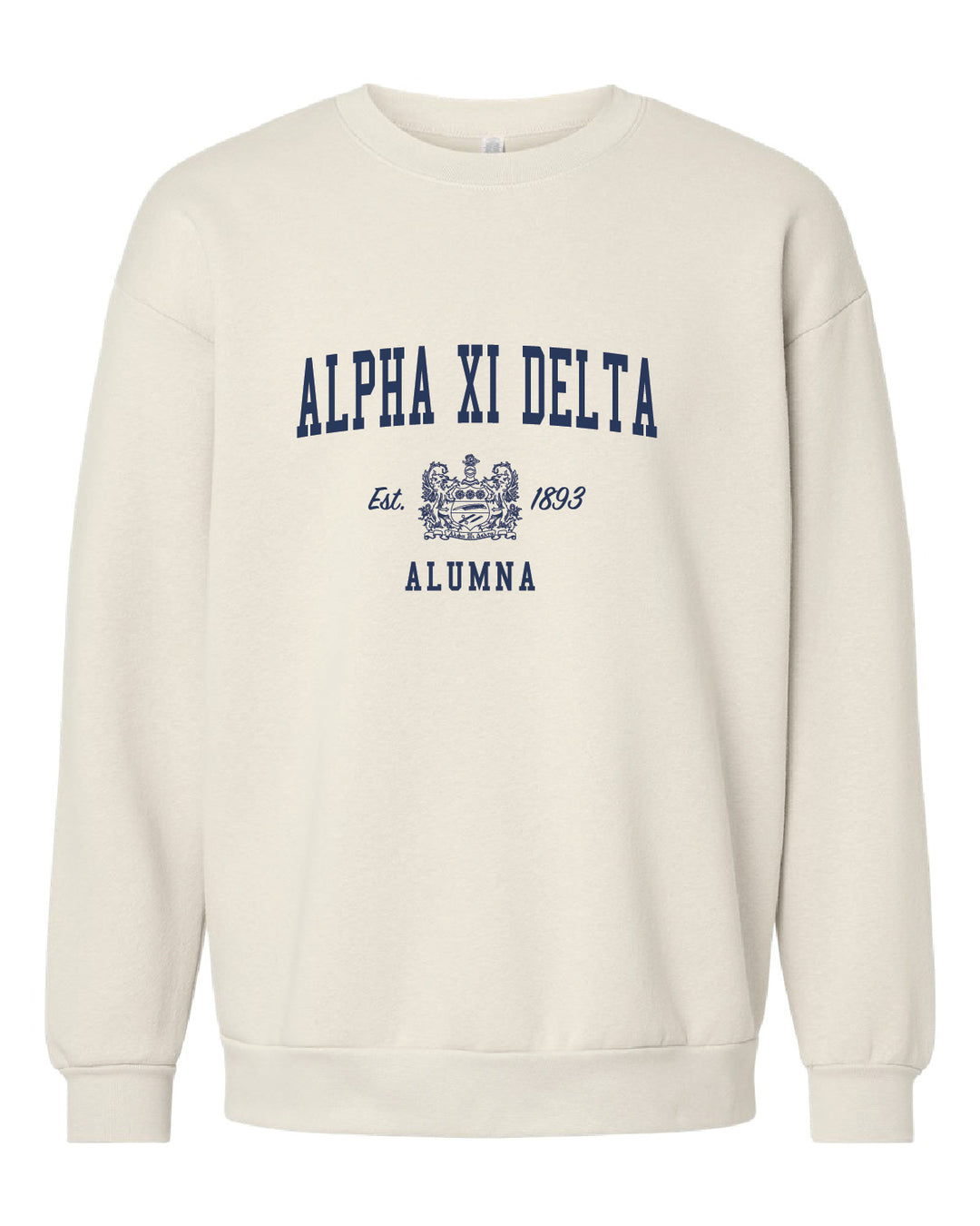 Alumna Vintage Crest Sorority Crewneck