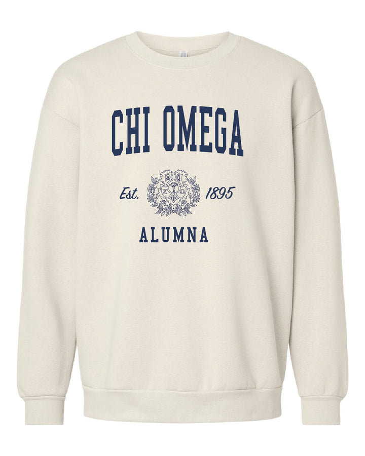 Alumna Vintage Crest Sorority Crewneck