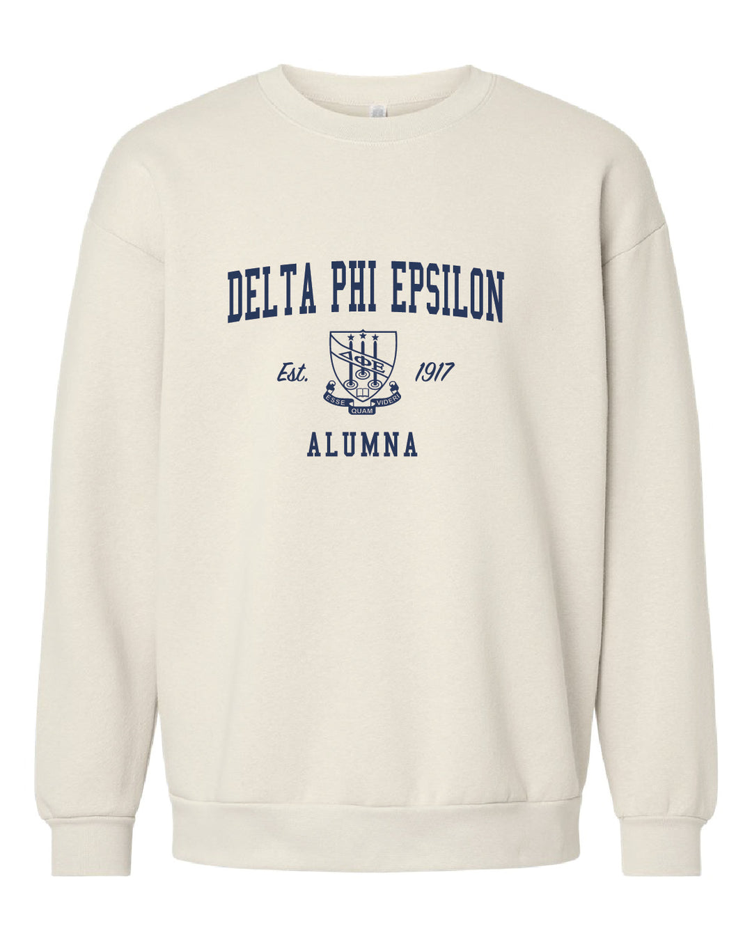 Alumna Vintage Crest Sorority Crewneck