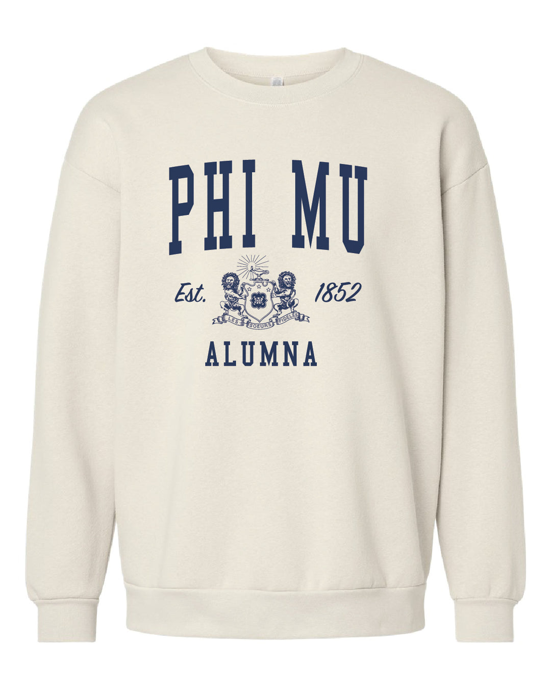 Alumna Vintage Crest Sorority Crewneck - 2XL - 3XL