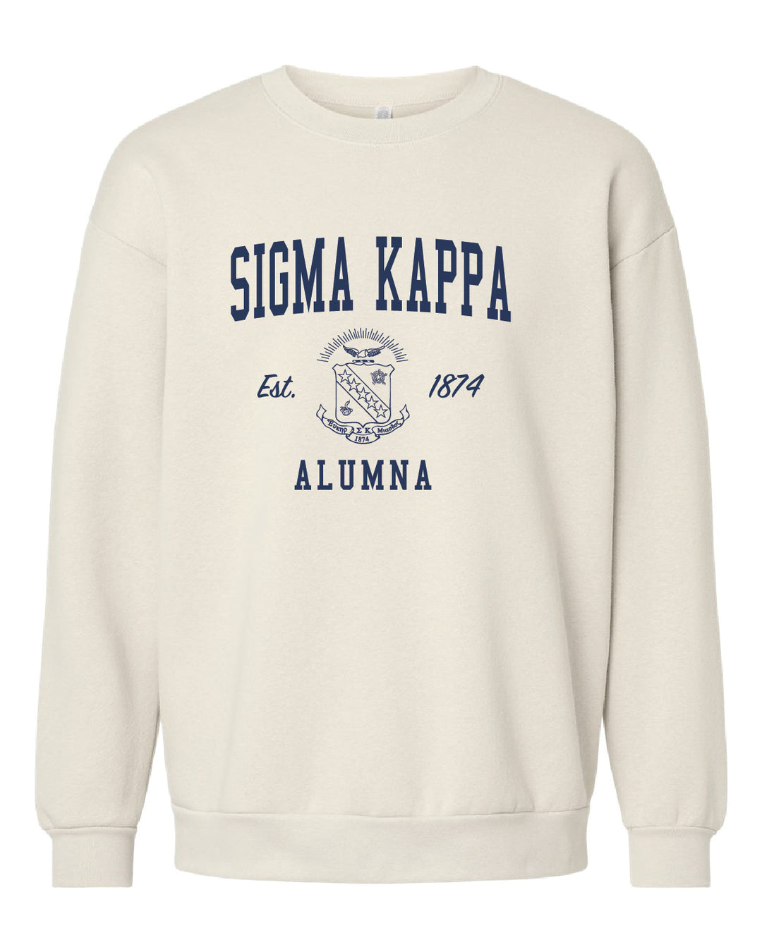 Alumna Vintage Crest Sorority Crewneck