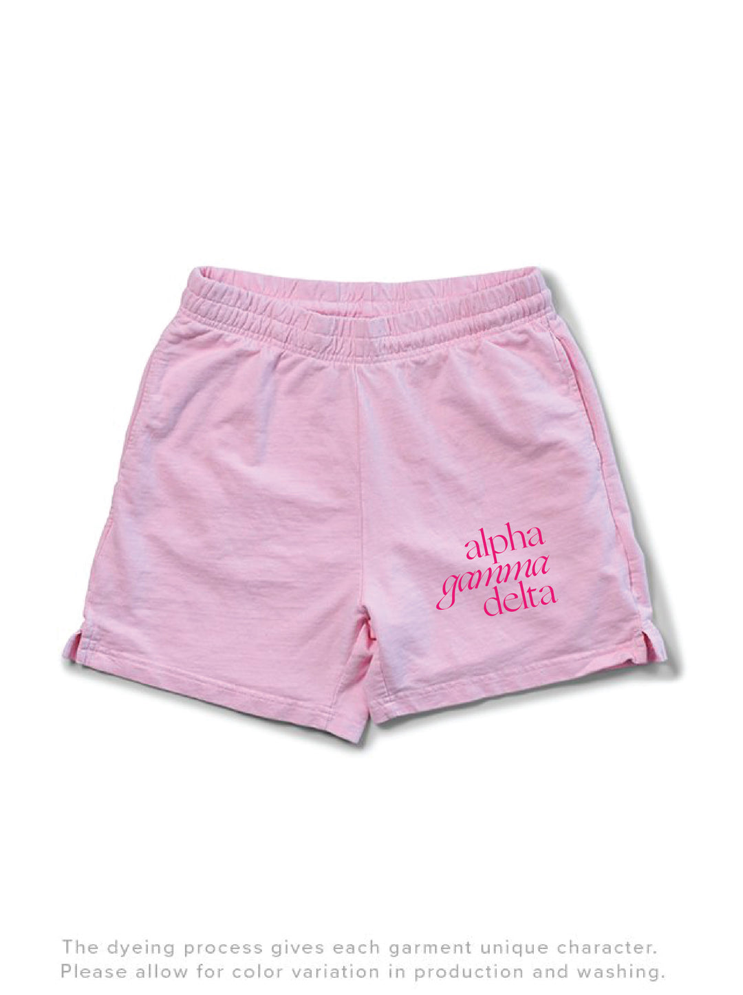 Sorority Motto Lightweight Bubblegum Shorts