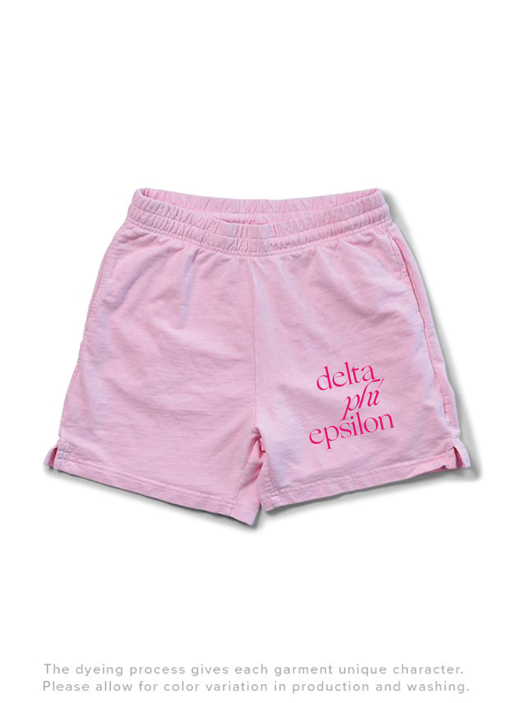 Sorority Motto Lightweight Bubblegum Shorts