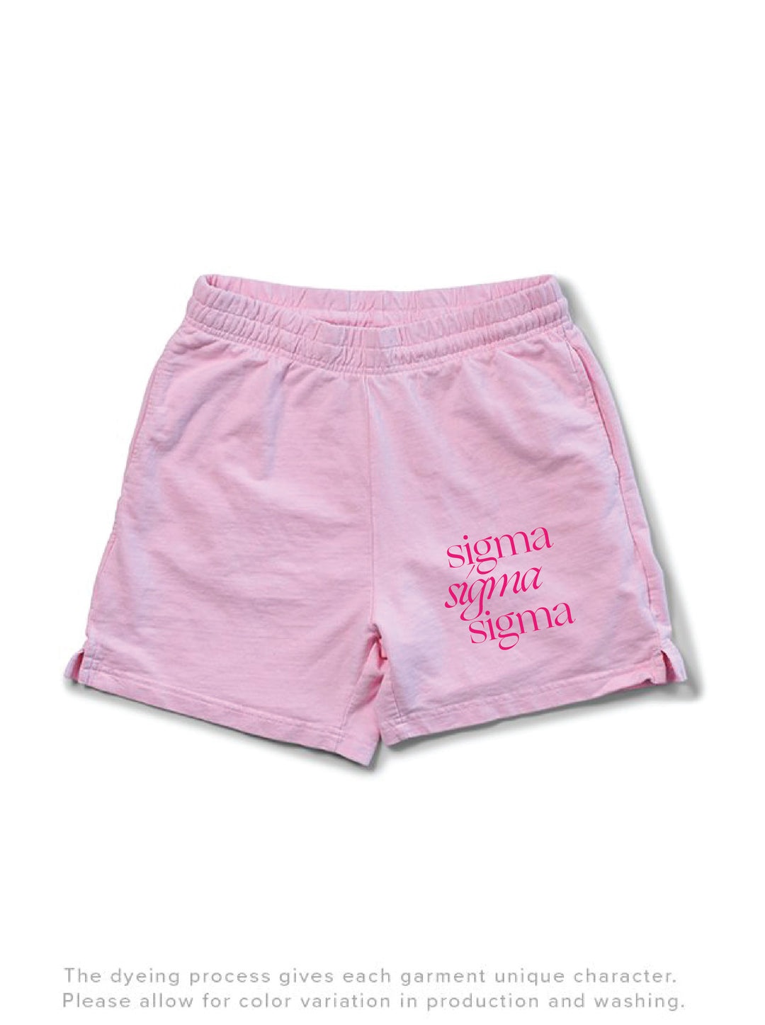 Sorority Motto Lightweight Bubblegum Shorts