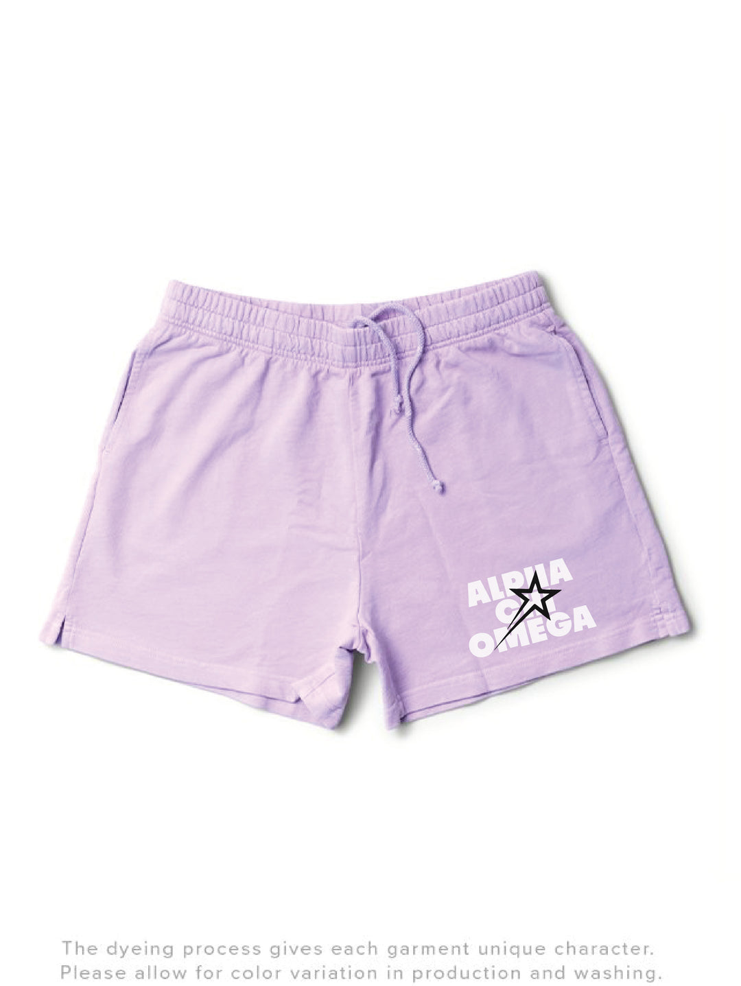 Lavender Haze Star Light Weight Sorority Shorts