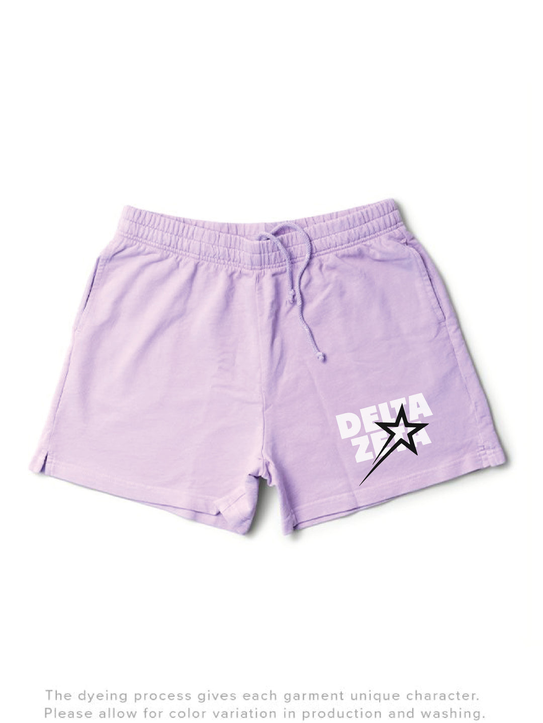 Lavender Haze Star Light Weight Sorority Shorts