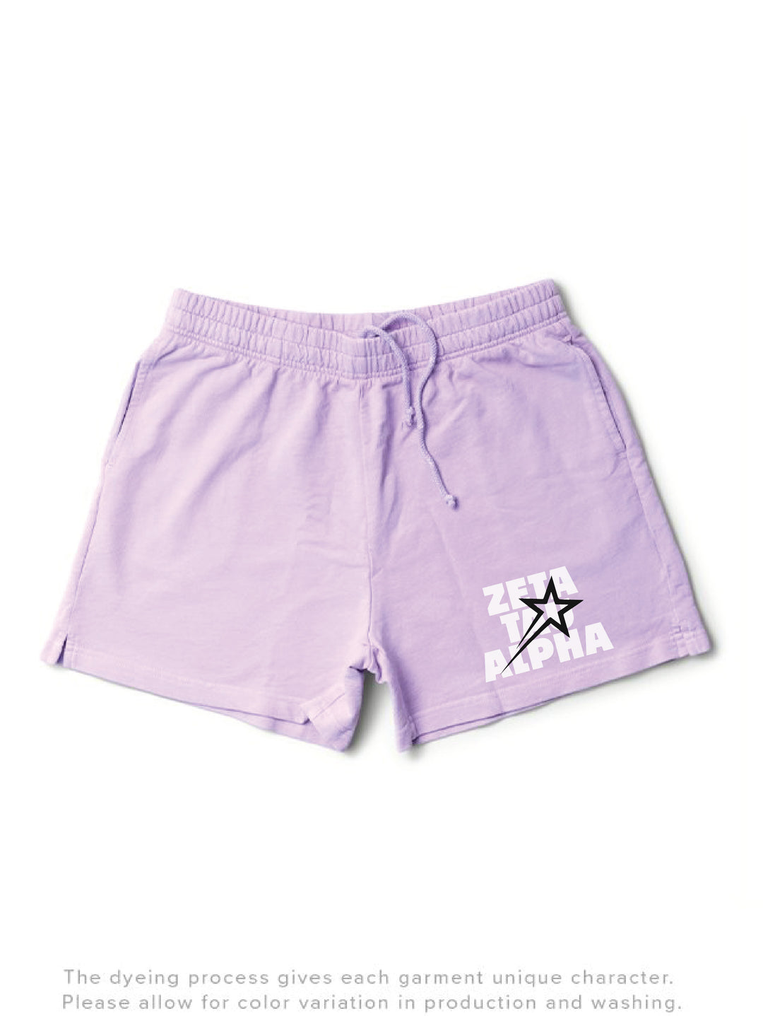 Lavender Haze Star Light Weight Sorority Shorts
