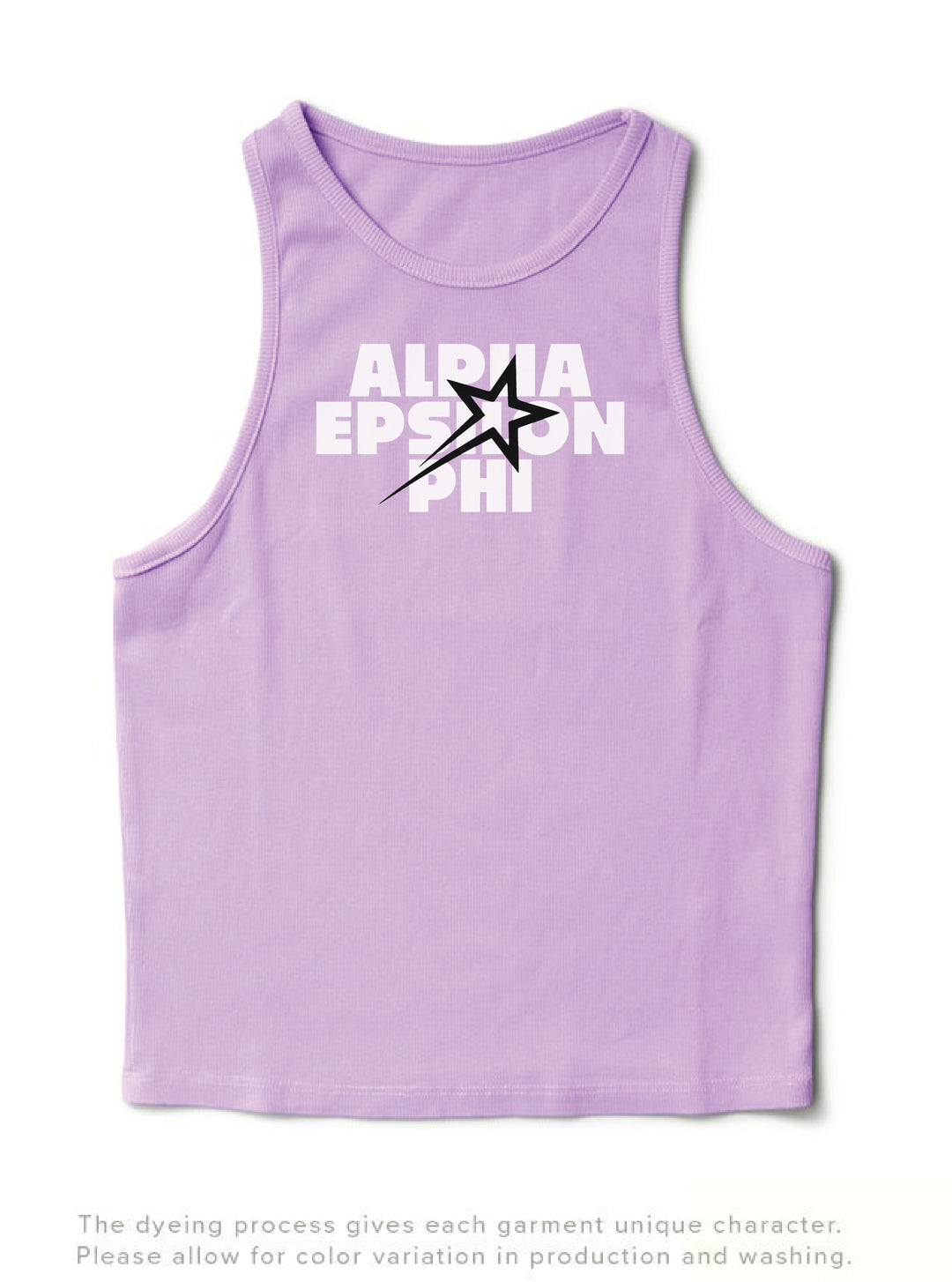 Lavender Haze Star Sorority Tank