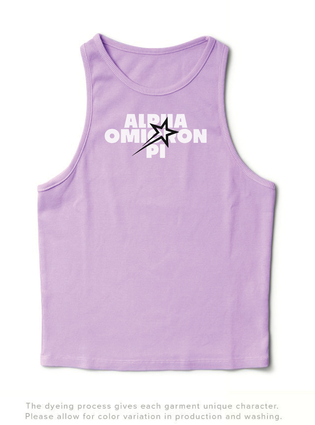 Lavender Haze Star Sorority Tank